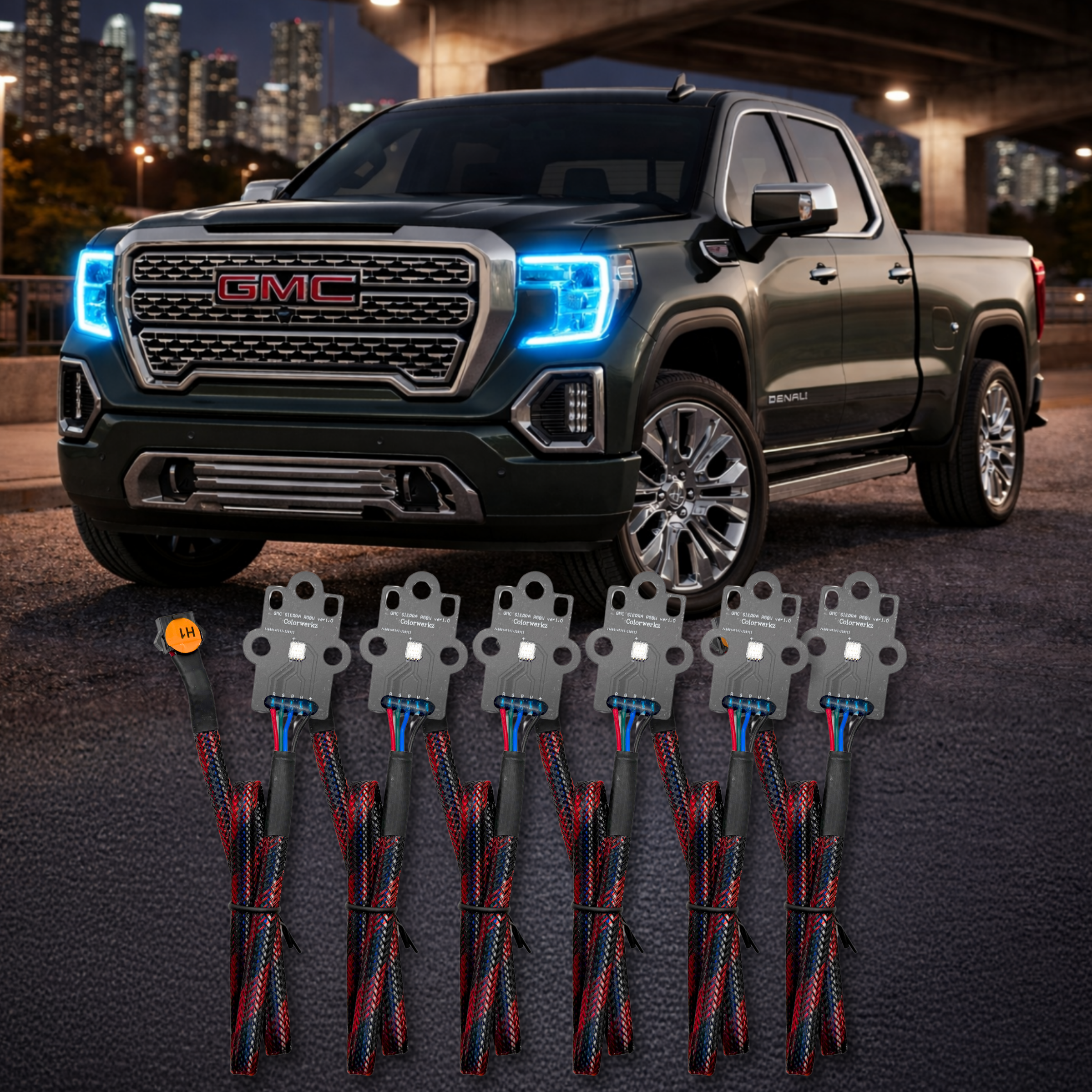 2019-2021 GMC SIERRA RGBW DRL